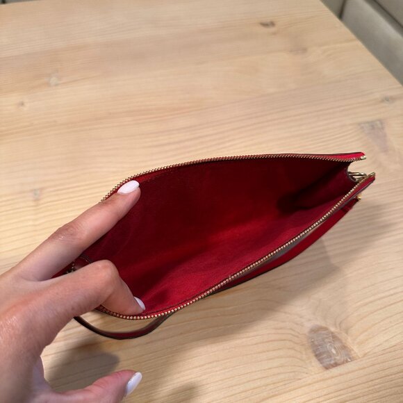 Louis Vuitton Red Epi Pochette - Picture 10 of 14